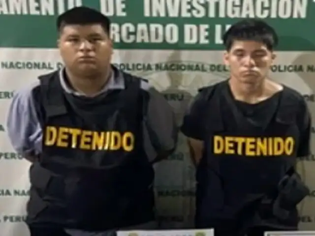 Caen 'Winnie Pooh' y 'Tiger' robando celulares en puente del Ejército: detienen a raqueteros en Cercado de Lima