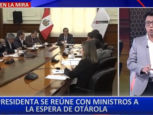 Alberto Otárola: presidenta Boluarte se reúne con Gabinete para definir permanencia de primer ministro