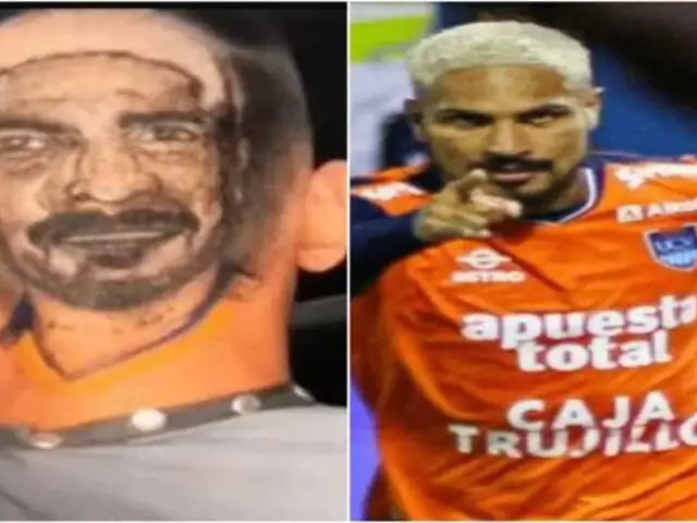 Paolo Guerrero: Hincha de la UCV sorprende al cortarse el cabello con el rostro del 'depredador'