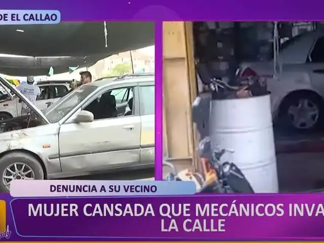 Callao: vecina denuncia invasión de calle por mecánicos a pesar del cierre de sus locales