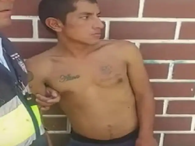 Por quinta vez capturan al 'Loco Manguera': detienen a sujeto por amenazar a bodeguera en Pueblo Libre