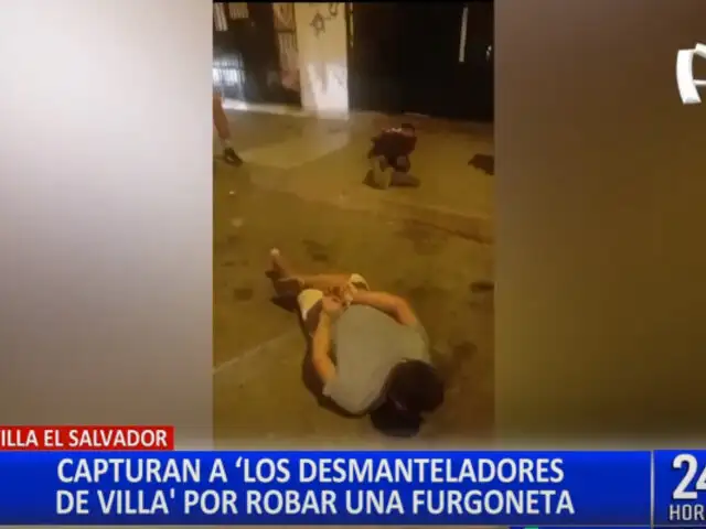 Villa El Salvador: desarticulan banda criminal que había robado furgoneta en el distrito