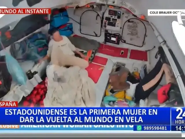 España: Estadounidense es la primera mujer en dar la vuelta al mundo a bordo de su velero