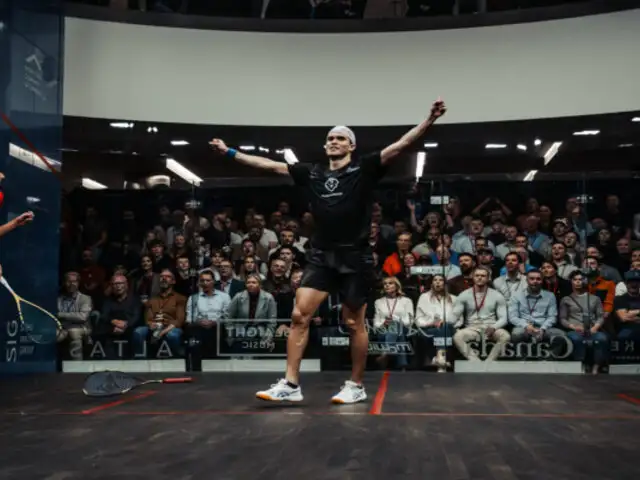Diego Elías campeón en el Canadian Open y suma su segundo título en el 2024 en squash