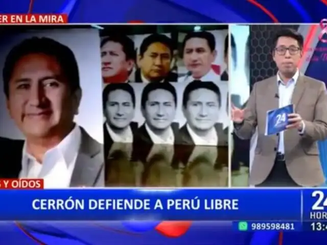 Cerrón defiende a congresistas de Perú Libre que bailaron en evento durante debate de la JNJ