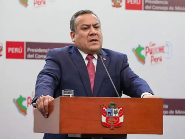 Premier Adrianzén niega que haya seguimiento al hijo de la titular de la Corte Superior de Justicia