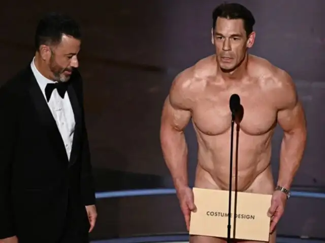 Premios Oscar 2024: John Cena aparece desnudo para dar los nombres de nominados al Mejor Diseño de Vestuario