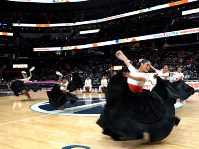 ¡Del Perú para el mundo! La marinera norteña peruana se luce en un partido de la NBA