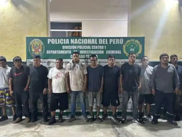 Huachipa: continúan detenidos 13 delincuentes que intentaron robar en almacén de útiles escolares