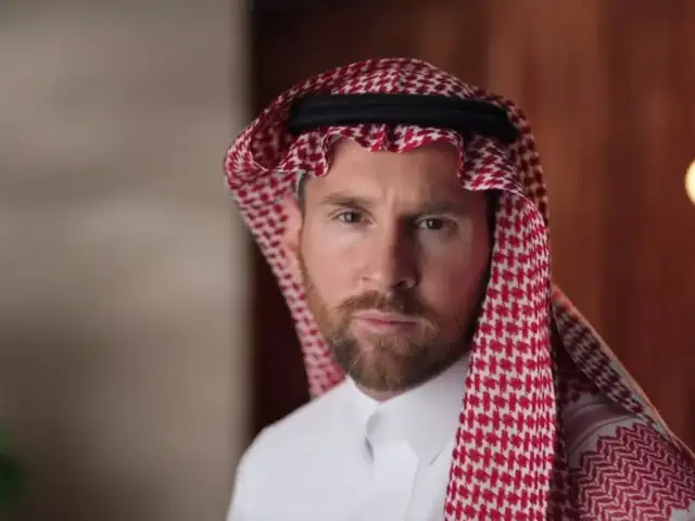 Lionel Messi posa como un modelo para importante marca de ropa de Arabia Saudita