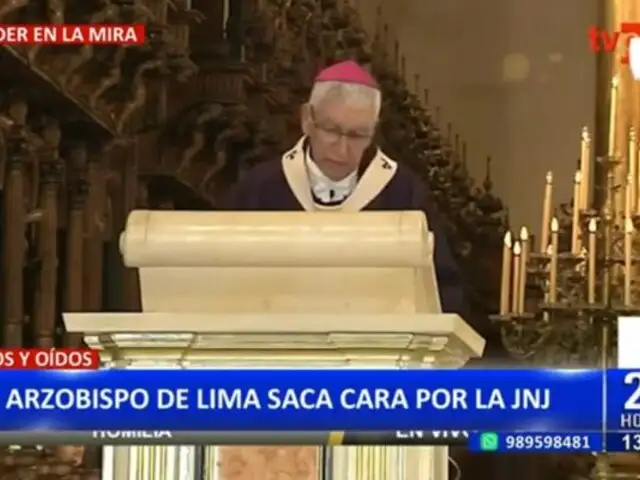 Arzobispo de Lima defiende a los magistrados de la JNJ