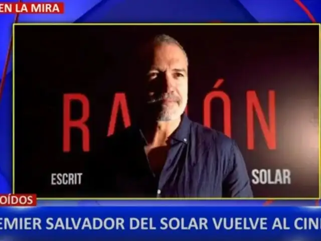 Salvador Del Solar reaparece como cineasta en la dirección de "Ramón"
