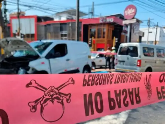 Pueblo Libre: un muerto y cuatro heridos tras cuádruple choque vehicular