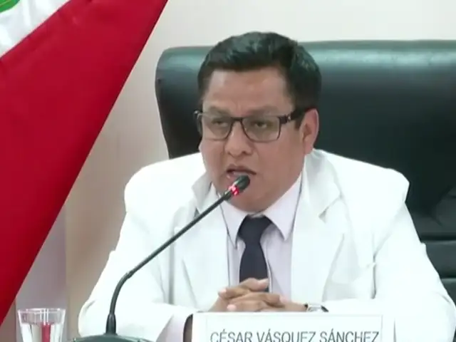 Ministro César Vásquez: La fiscalía y el Poder Judicial hacen más política que trabajo de justicia