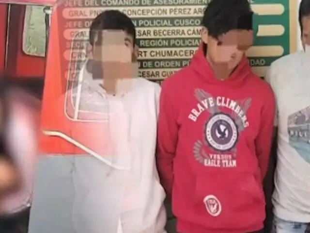Cusco: policía captura a 3 hombres cuando abusaban sexualmente de una mujer