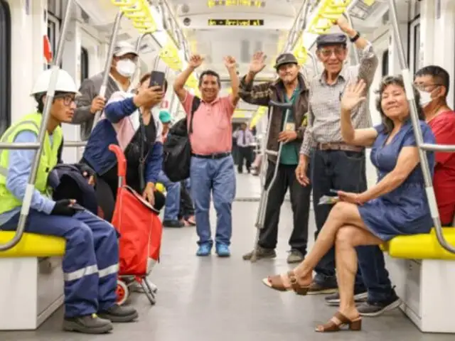 Más de 2 millones de personas se movilizaron en el primer tren subterráneo del país