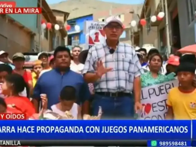 Vizcarra aprovecha designación de Lima como sede de los Panamericanos para hacer propaganda