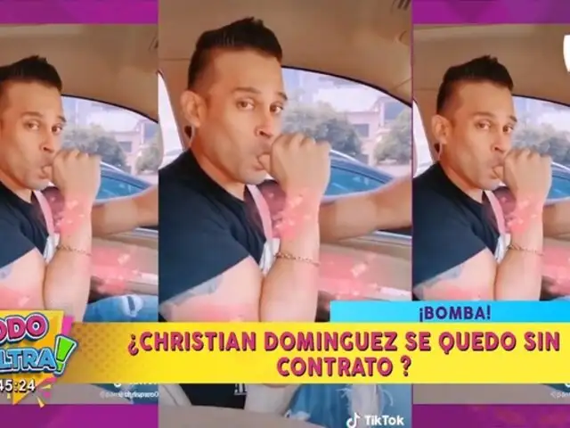 Christian Domínguez asegura tener 'ofertas' para regresar a la TV: "me han ofrecido varias cosas"