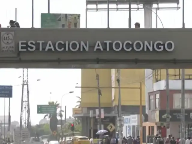 Estación Atocongo: tráiler choca contra estructura metálica y provoca serios daños