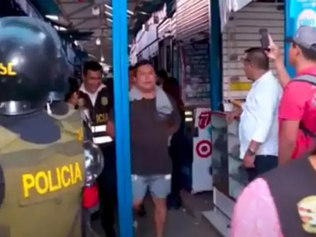 SJL: más de 10 detenidos deja operativo en mercado donde se vendía celulares de dudosa procedencia
