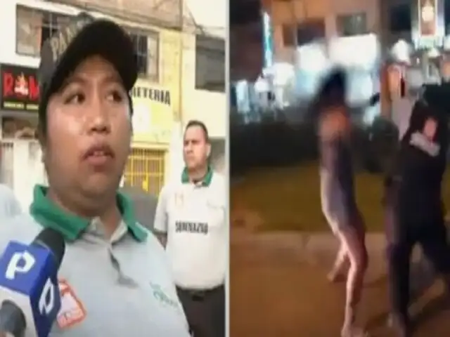 Los Olivos: meretrices insultan y agreden a serenas 'Las Panteras' tras ser intervenidas