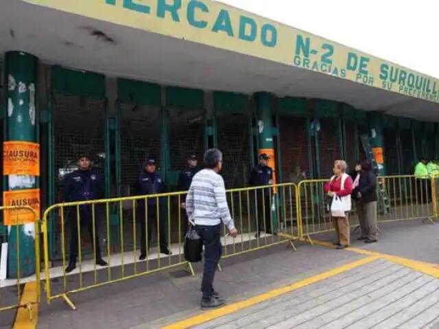 Mercado de Surquillo permanece cerrado desde hace más de 2 meses por observaciones de Defensa Civil