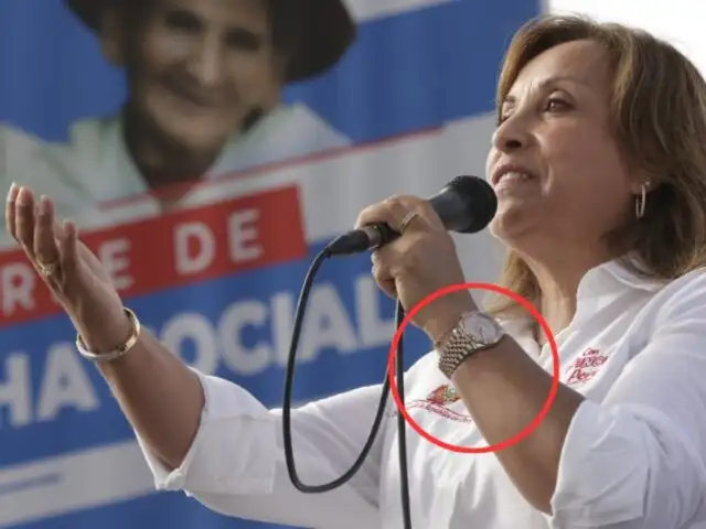Fiscalía inicia diligencias por uso de relojes Rolex por parte de la presidenta Dina Boluarte