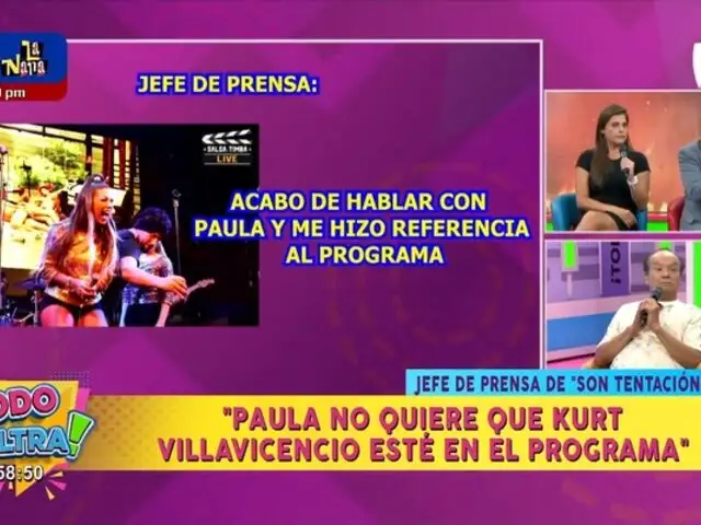 Kurt Villavicencio envía mensaje a Paula Arias: "¿Que tanto miedo me tienes?"