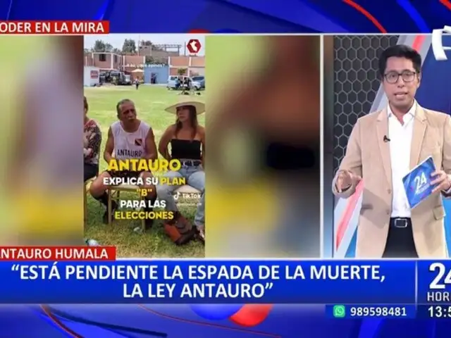 Antauro Humala no cree que anulen inscripción de su partido político: "No lo van a lograr"