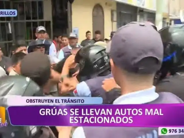 Chorrillos: Informales se enfrentan a fiscalizadores durante operativo