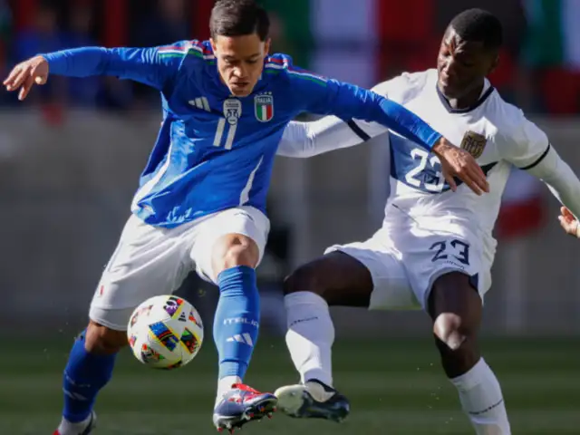 Ecuador cayó 2-0 ante Italia en partido amistoso internacional
