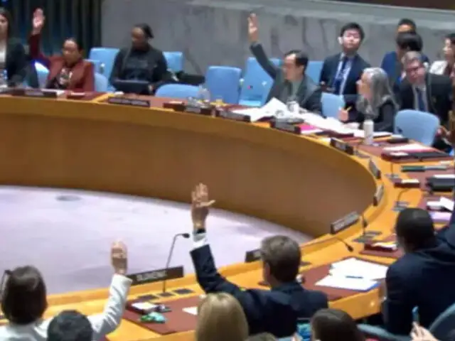 ONU: Consejo de Seguridad aprueba resolución que ordena alto al fuego inmediato en Gaza
