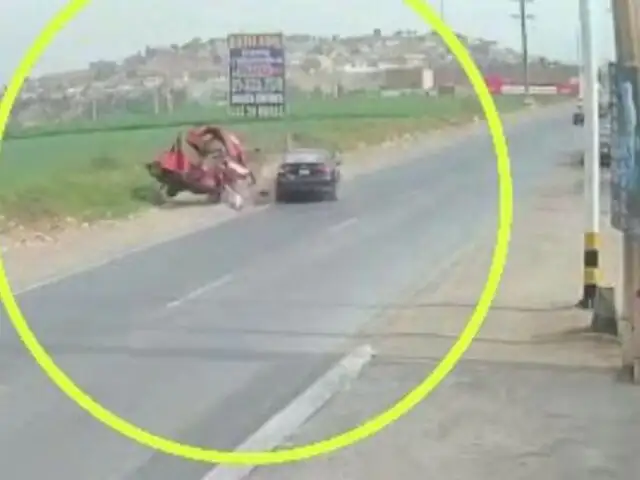 Mototaxista se encuentra grave tras ser impactado por conductor en presunto estado de ebriedad en Huacho