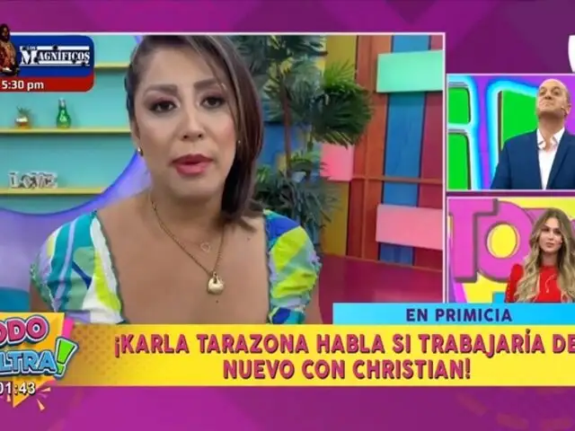 Karla Tarazona asegura que no tendría problema en trabajar con Domínguez: "chamba es chamba"