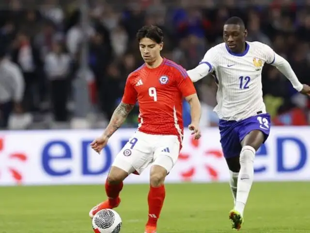 La primera caída del "Tigre": Francia venció por 3-2 a Chile en partido amistoso