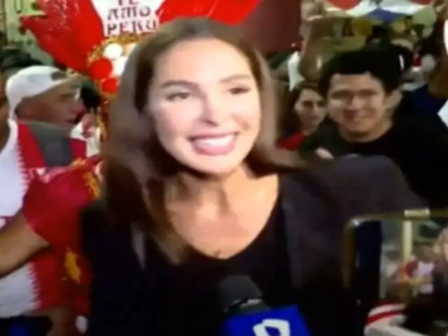"Estoy feliz": Ana Paula Consorte emocionada por el gol de Paolo Guerrero