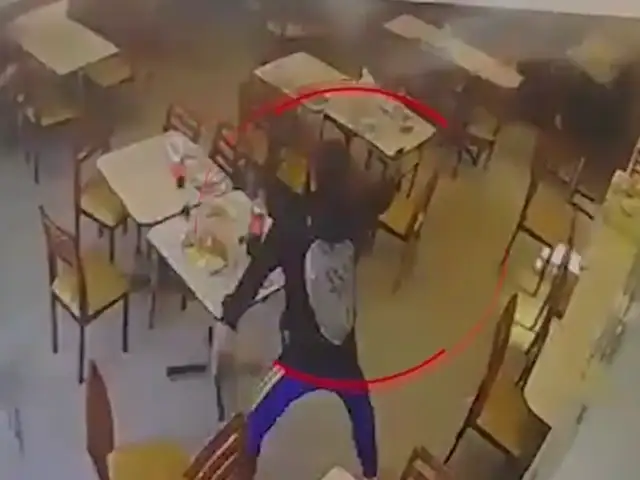 San Miguel: sicario desata balacera en restaurante y mata a policía en retiro que lo enfrentó