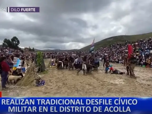 Jauja: conmemoran batalla entre peruanos y chilenos durante Semana Santa