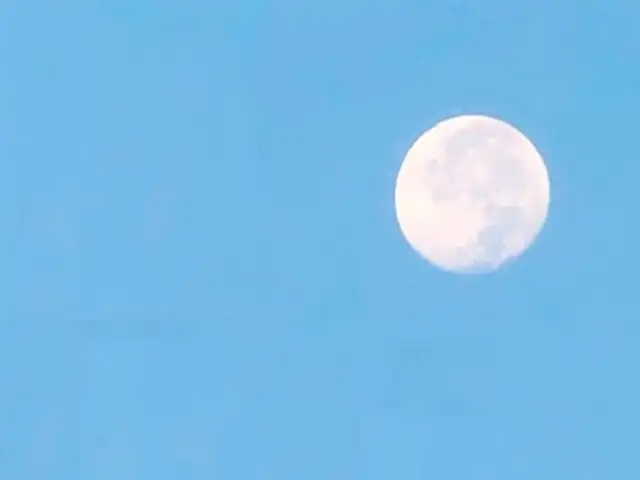 Instituto Geofísico del Perú: ¿Por qué es posible ver la Luna durante el día?