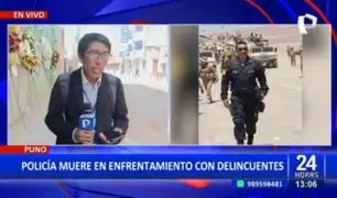Tragedia en Puno: Policía muere en enfrentamiento con delincuentes
