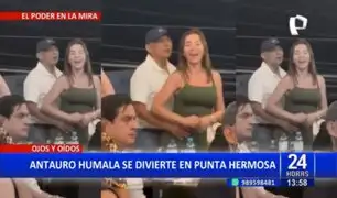 Antauro Humala rompió la pista de baile junto a su esposa en restaurante de Punta Hermosa