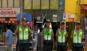 Gamarra: despliegan más de 100 agentes de la PNP para resguardar emporio comercial