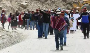 Cusco: pobladores inician huelga indefinida contra minera Las Bambas
