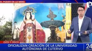 Cajamarca: oficializan la creación de Universidad Autónoma de Cutervo
