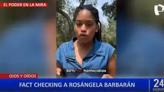 Fact checking a Rosangella Barbarán quien pide ‘Plan Bukele’ en el Perú