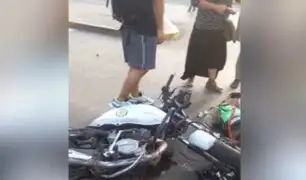 Rímac: se recupera policía que fue atropellado por motociclista extranjero