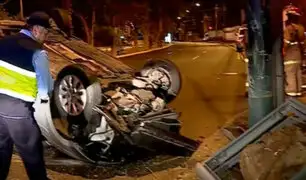 Conductor se queda dormido y provoca accidente en La Molina