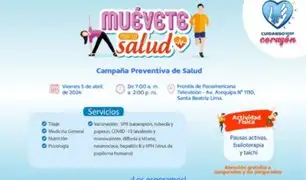 ¡Muévete por tu salud! EsSalud promueve actividad física en la esquina de Panamericana Televisión