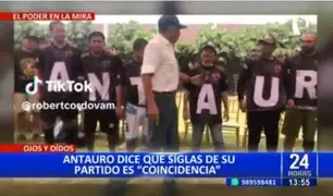 Antauro Humala asegura que las siglas de su partido que lleva su nombre "son coincidencia"