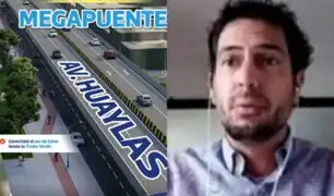 Juan Pablo León sobre el ‘megapuente’ en av. Huaylas: “Este tipo de obras solo traslada el tráfico”